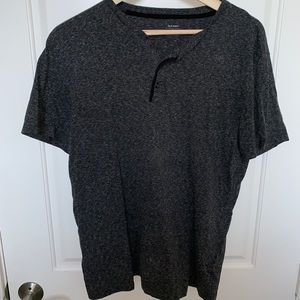 Black Old Navy Henley Shirt - Mens M